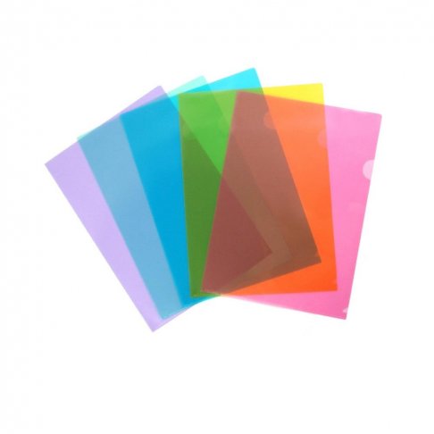 A4 彩色L型資料夾10入-混色 (E-310-10C) 1